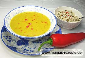 Bild von Curry - Paprika - Suppe