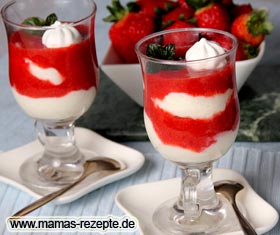 Bild von Erdbeer- Buttermilch Dessert