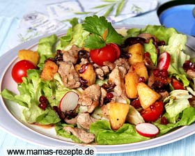 Bild von Pikanter Fleisch-Ananas-Salat