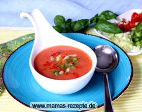 Bild von Kalte Tomatensuppe - Gazpacho