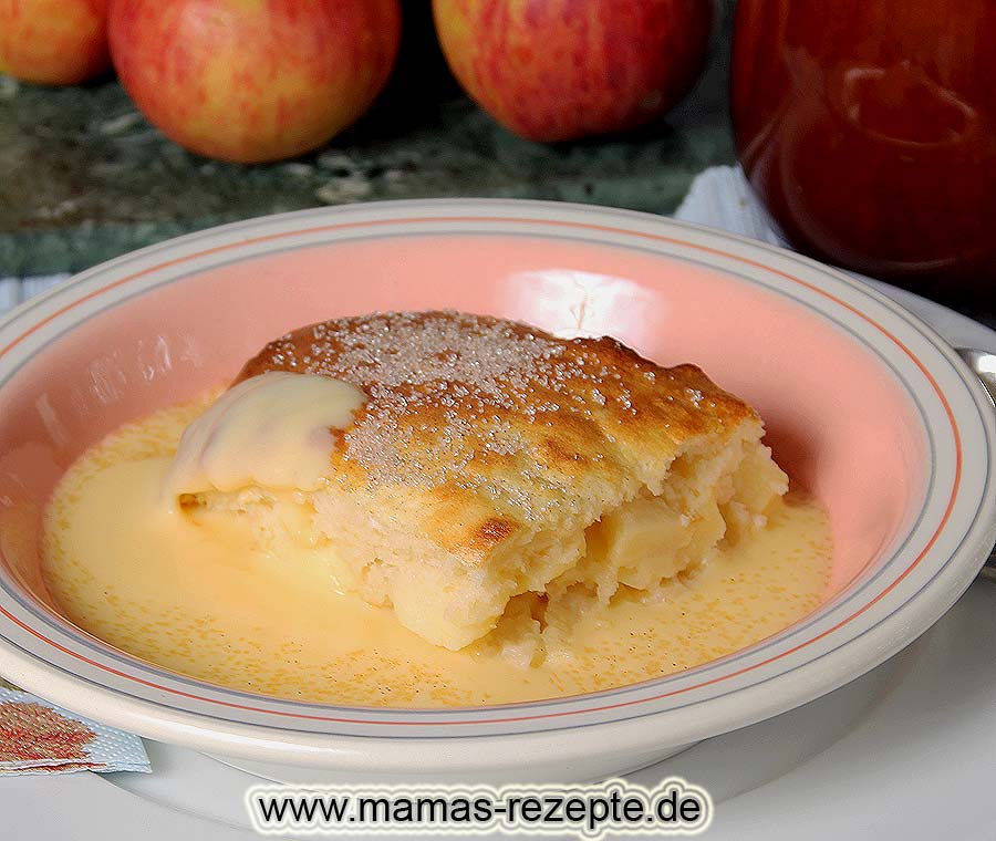 Apfel Auflauf Rezept | Mamas Rezepte - mit Bild und Kalorienangaben