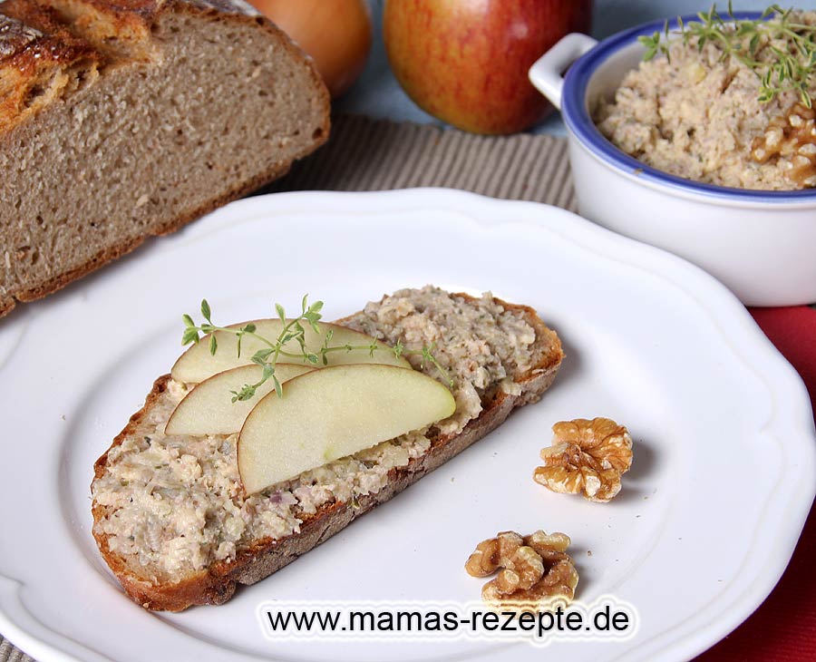 Apfel-Zwiebel Brotaufstrich | Mamas Rezepte - mit Bild und Kalorienangaben