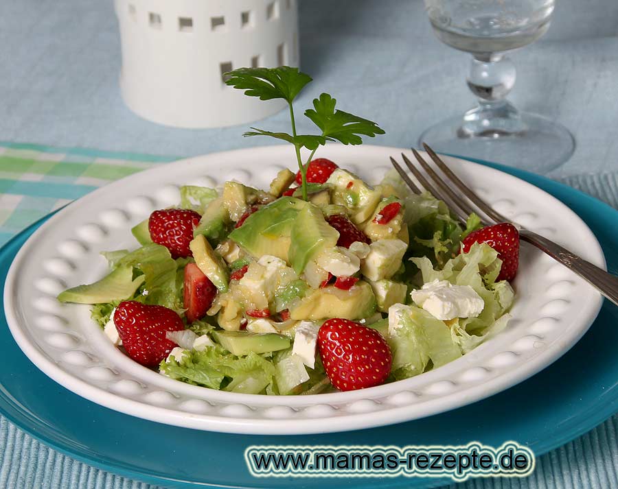 Avocado Käse Salat | Mamas Rezepte - mit Bild und Kalorienangaben