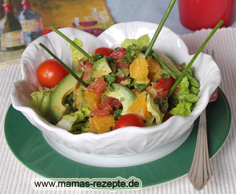 Avocado-Orangen Salsa | Mamas Rezepte - mit Bild und Kalorienangaben