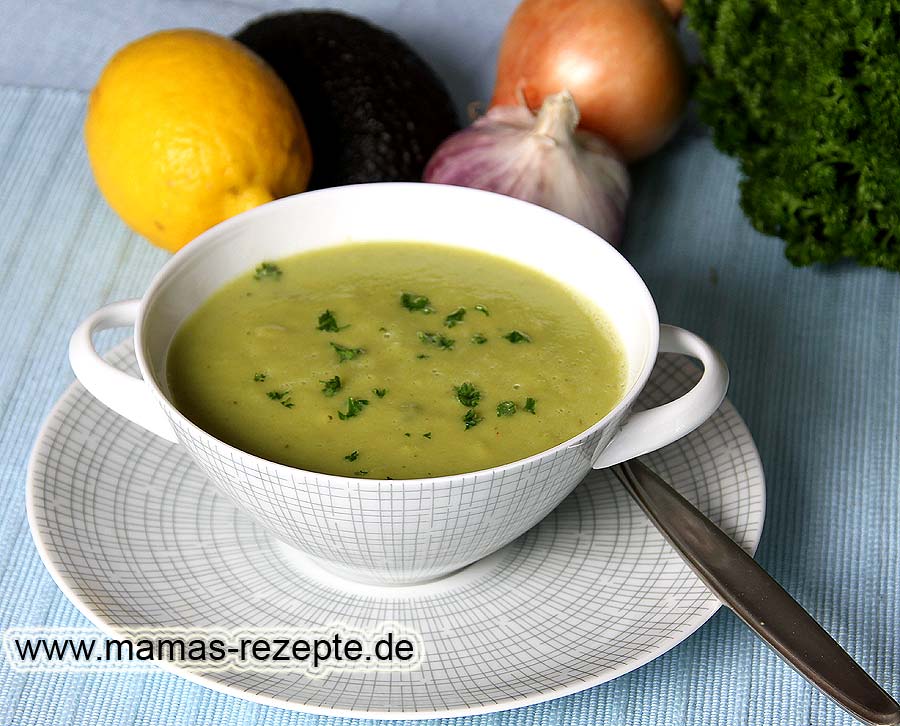 Avocado-Suppe Rezept | Mamas Rezepte - mit Bild und Kalorienangaben