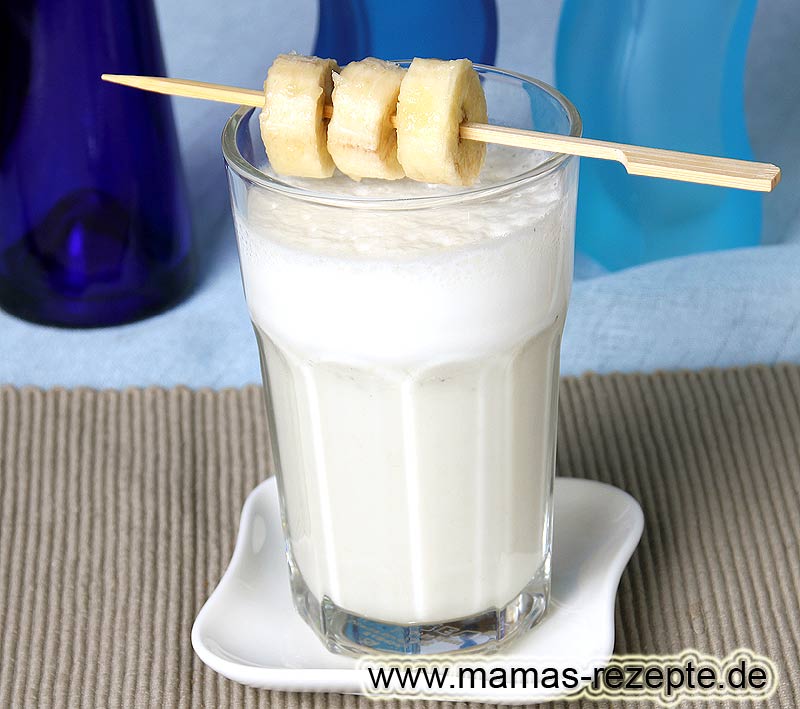Bananenmilch Rezept | Mamas Rezepte - mit Bild und Kalorienangaben