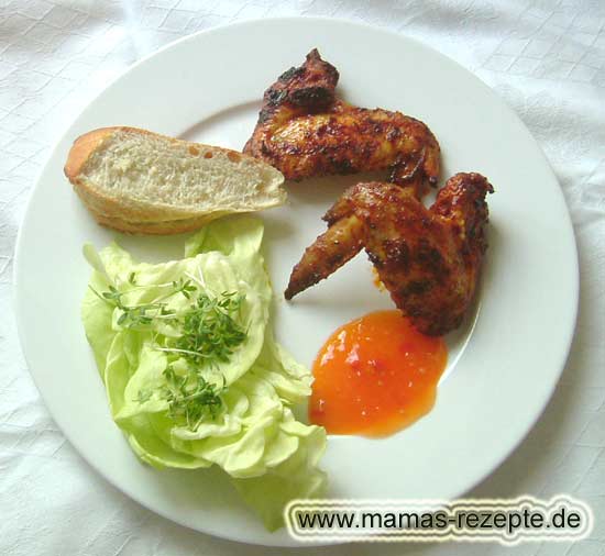 Hähnchenflügel - Chicken Wings - auf asiatische Art | Mamas Rezepte ...