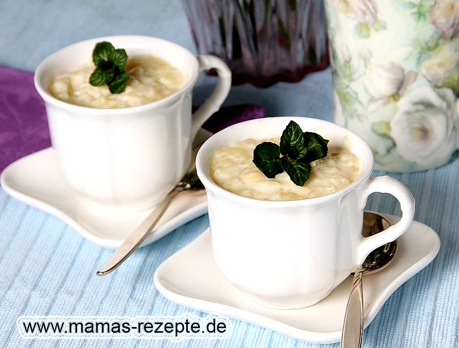 Cremiger Sahne-Milchreis | Mamas Rezepte - mit Bild und Kalorienangaben