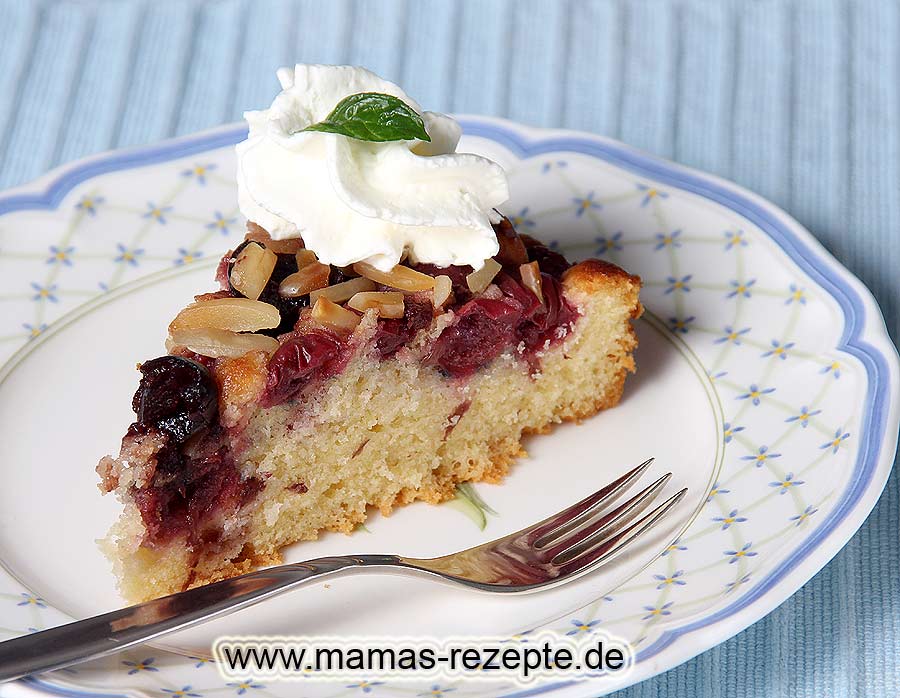 Dinkel Sauerkirschkuchen | Mamas Rezepte - mit Bild und Kalorienangaben
