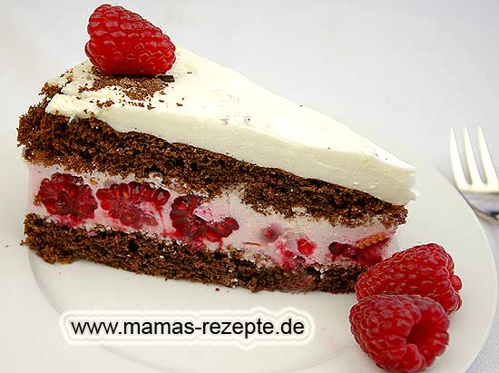 Himbeer - Joghurt- Torte | Mamas Rezepte - mit Bild und Kalorienangaben