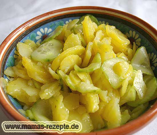 Schwäbischer Kartoffelsalat | Mamas Rezepte - mit Bild und Kalorienangaben