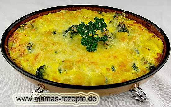 Kartoffelauflauf mit Brokkoli | Mamas Rezepte - mit Bild und ...