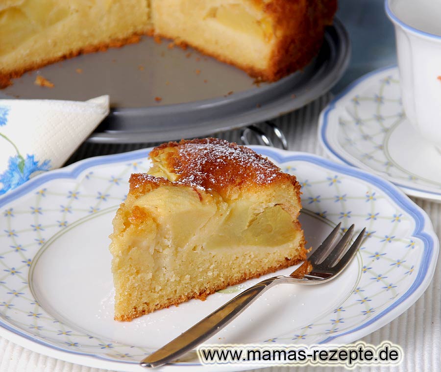 Kleiner Dinkel Apfelkuchen | Mamas Rezepte - mit Bild und Kalorienangaben