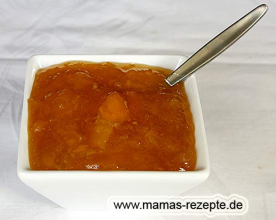Orangen- Mangomarmelade | Mamas Rezepte - mit Bild und Kalorienangaben