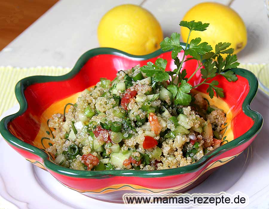 Quinoa Tabouleh Salat | Mamas Rezepte - mit Bild und Kalorienangaben