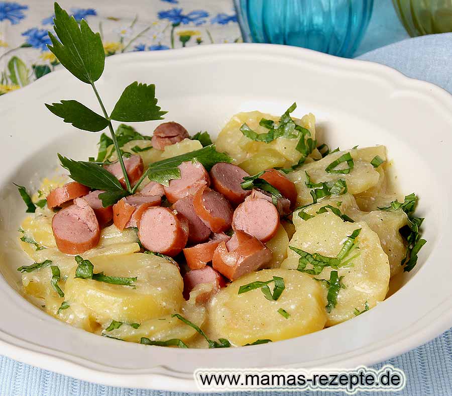 Saure Kartoffelrädle Rezept | Mamas Rezepte - mit Bild und Kalorienangaben