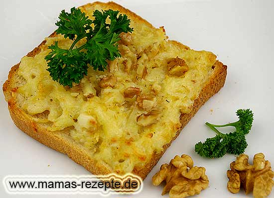 Sellerie- Käsetoast | Mamas Rezepte - mit Bild und Kalorienangaben