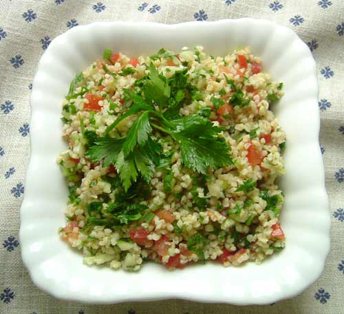 Tabouleh Salat | Mamas Rezepte - mit Bild und Kalorienangaben