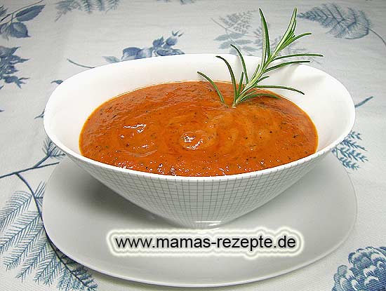 Tomaten - Sahnesoße | Mamas Rezepte - mit Bild und Kalorienangaben