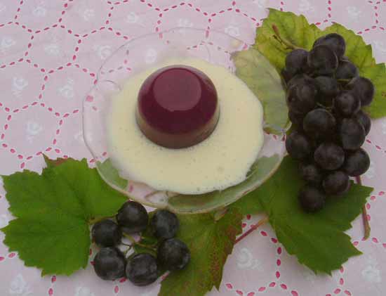 Wein- Trauben- Creme | Mamas Rezepte - mit Bild und Kalorienangaben