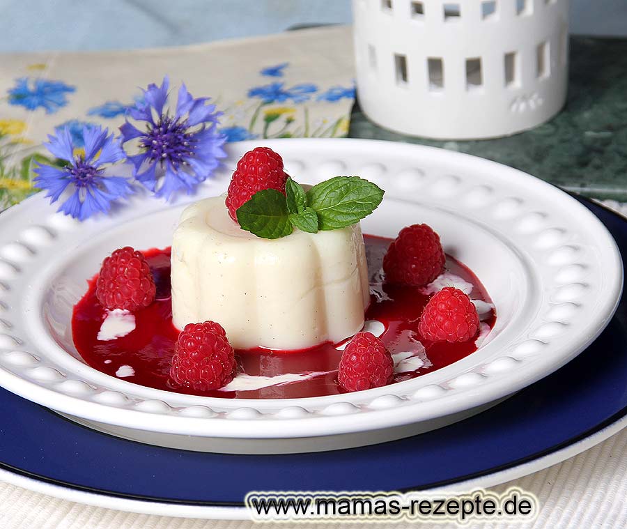 Weißer Schoko-Vanillepudding | Mamas Rezepte - mit Bild und Kalorienangaben