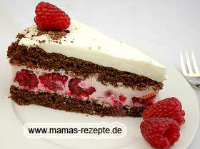 Bild von Himbeer - Joghurt- Torte