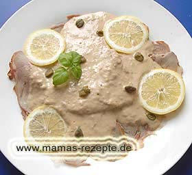 Bild von Vitello tonnato - Kalbfleisch mit Thunfischsoße