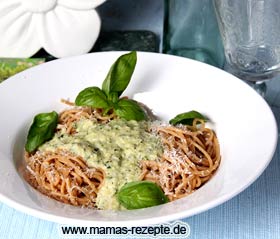 Bild von Spaghetti mit Zucchinisauce