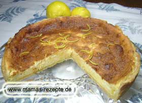Bild von Tarte au Citron - Zitronenkuchen