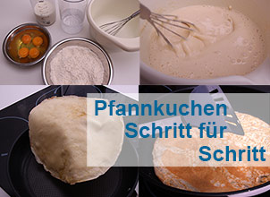 Pfannkuchen Step by Step Anleitung