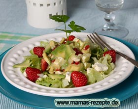 Bild von Avocado Käse Salat