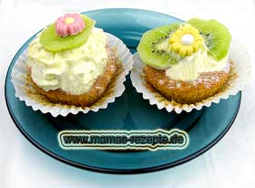 Bild von Cupcakes mit Frischkäsecreme