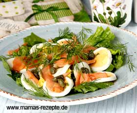 Bild von Eiersalat mit Honig Dillsauce