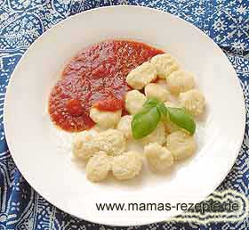 Bild von Gnocchi - italienische Kartoffelklößchen