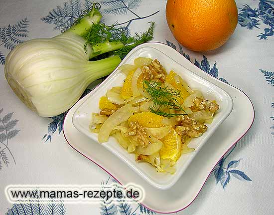 Fenchel - Orangensalat mit Walnüssen | Mamas Rezepte - mit Bild und ...