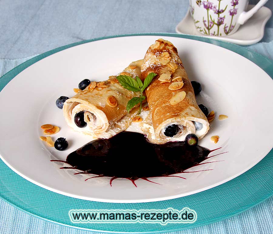 Heidelbeer- Pfannkuchen | Mamas Rezepte - mit Bild und Kalorienangaben