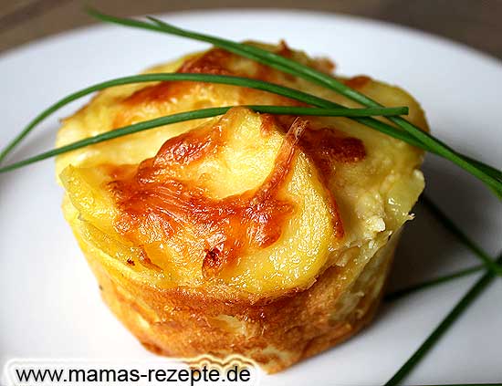Kartoffelgratin in Miniform gebacken | Mamas Rezepte - mit Bild und ...
