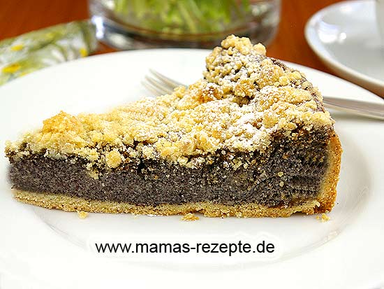 Mohnkuchen  Mamas Rezepte - mit Bild und Kalorienangaben