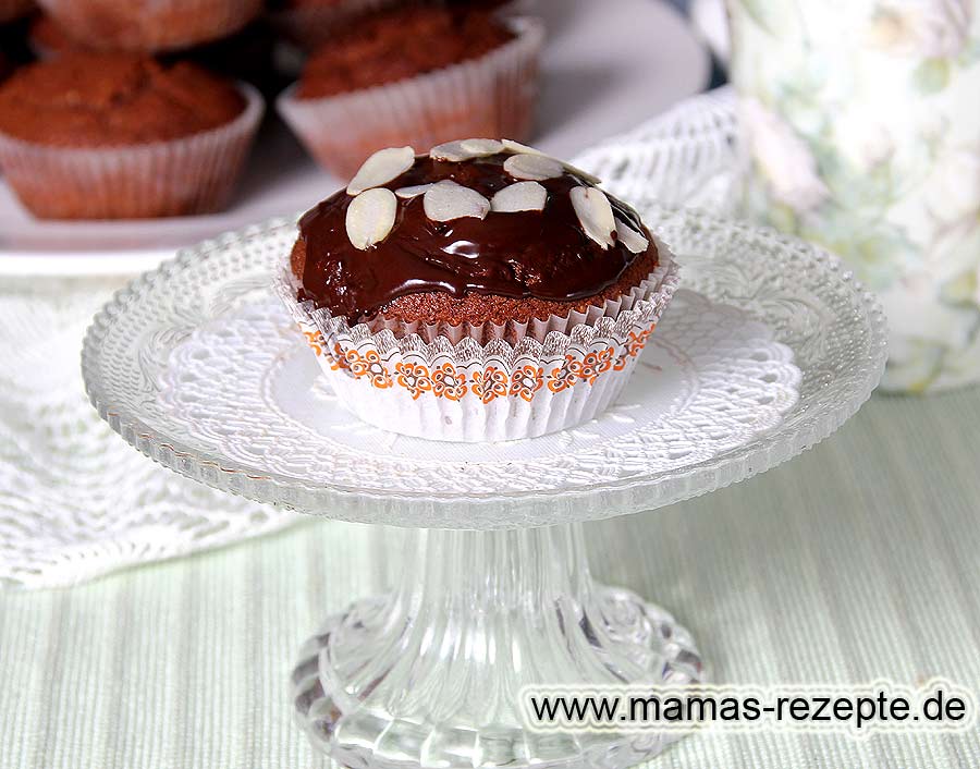 Schoko-Mandel-Muffins | Mamas Rezepte - mit Bild und Kalorienangaben