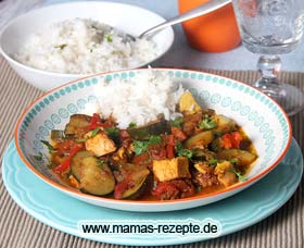 Bild von Hähnchen Gemüse Curry