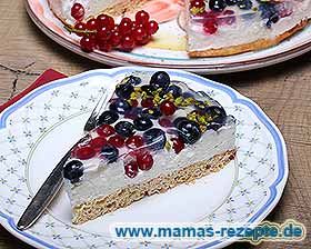 Bild von Joghurt-Früchte-Torte mit Stevia