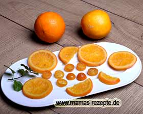 Kandierte Orangenscheiben