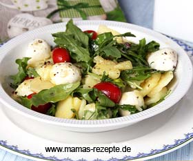 Ausserhalb oder im Bild oben rechts klicken zum Schließen. Bild von Kartoffelsalat mit Rucola