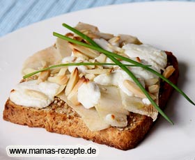 Birnen-Käse Toast