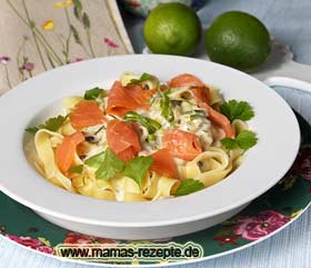 Ausserhalb oder im Bild oben rechts klicken zum Schließen. Bild von Pasta mit Limettensauce Rezept