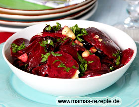 Bild von Rote Bete Salat mit Cranberries