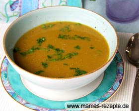 Bild von Rote Linsensuppe mit Chili