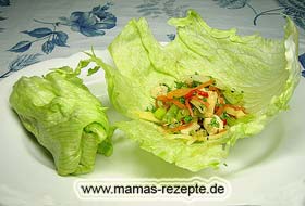 Bild von Salatpäckchen