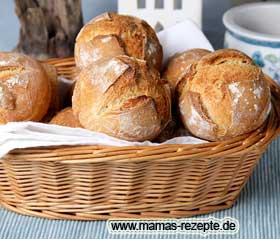 Bild von Sauerteigbrötchen ohne Hefe