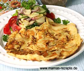 Ausserhalb oder im Bild oben rechts klicken zum Schließen. Bild von Schwäbischer Zwiebelpfannkuchen